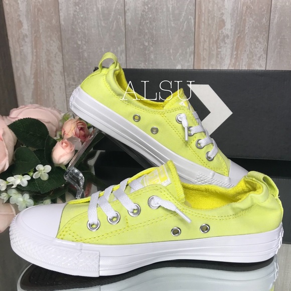 🌸Sale🌸 Converse Shoreline Slip Fresh Yellow Women's Size 9 AUTHENTIC 564336F - Picture 2 of 7